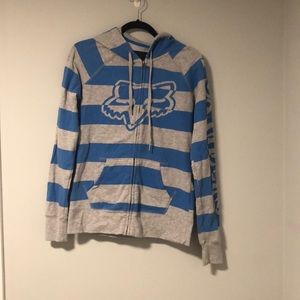 Fox zip up hoodie